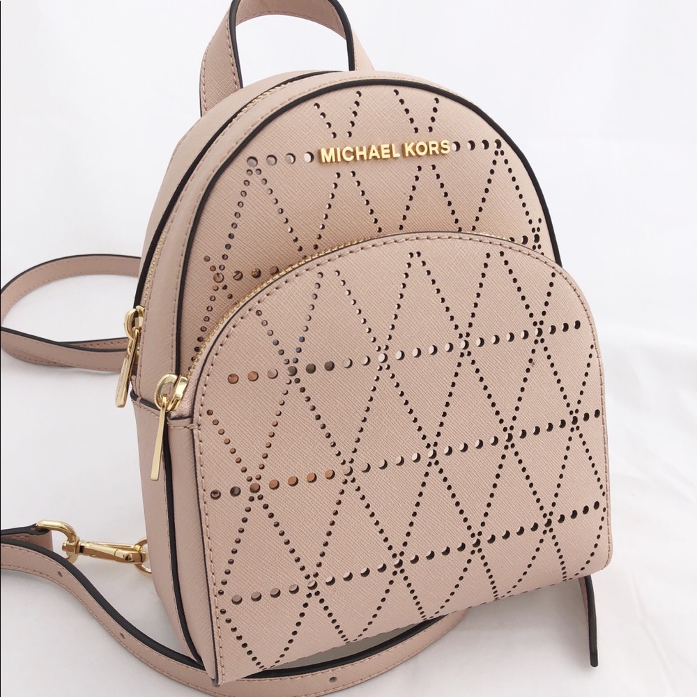 Michael Kors Abbey Mini BackpackBallet Pink Silver - Picture 3 of 8
